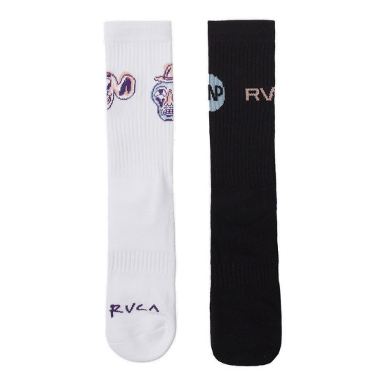 RVCA Κάλτσες Dmote - 2 Pairs Crew Socks
